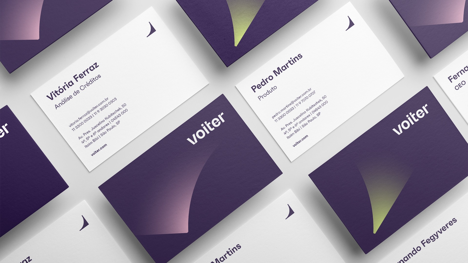 Voiter Identidade visual e verbal de marca