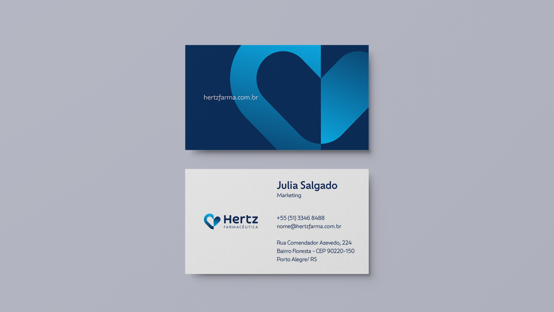 Hertz Farmacêutica Identidade visual e verbal de marca