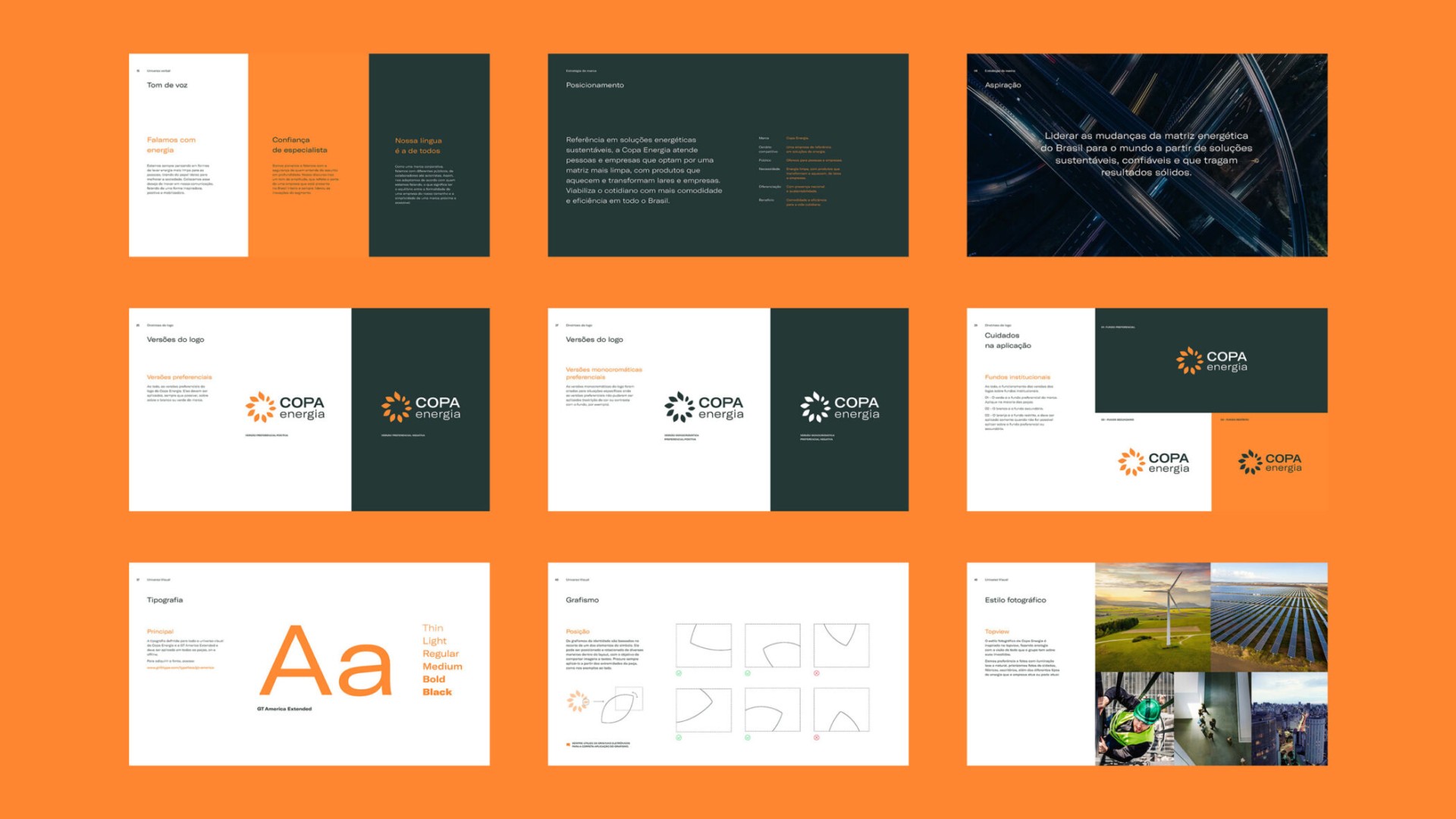 Copa Energia Identidade visual e verbal de marca